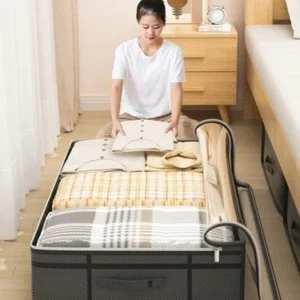 Large Under Bed Storage Bag Foldable Quilt Clothes Organizer Dorm